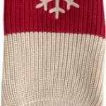 pull flocon de neige en bordeaux et beige pour chien idée cadeau pour chien et chat