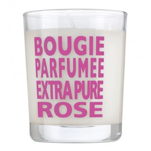 bougie parfumée à la rose de parfums de provence pour une maison parfumée